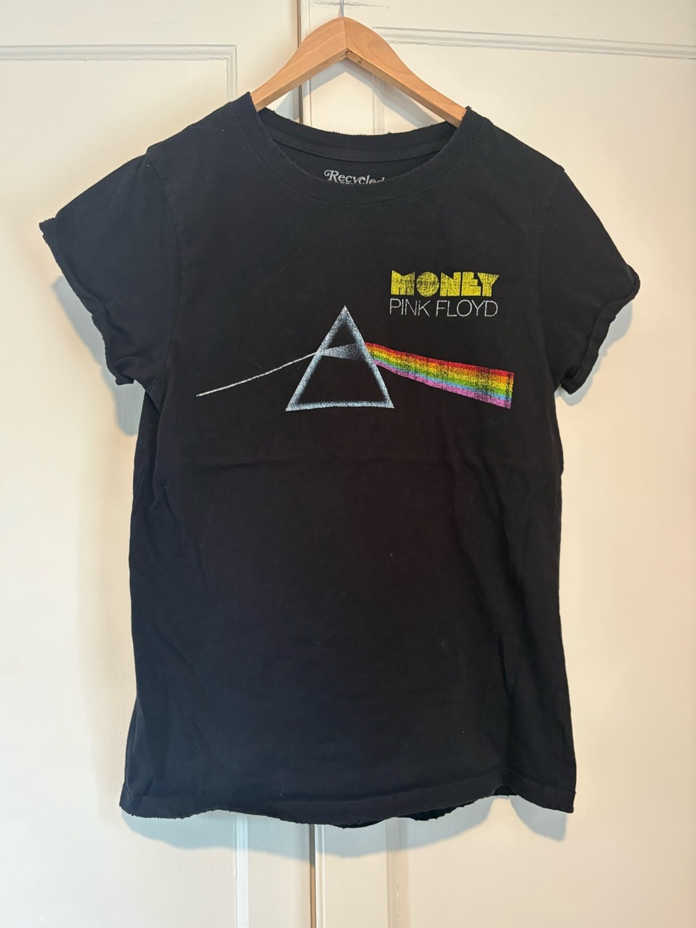 Recycled Karma Distressed Pink Floyd Graphic Tee